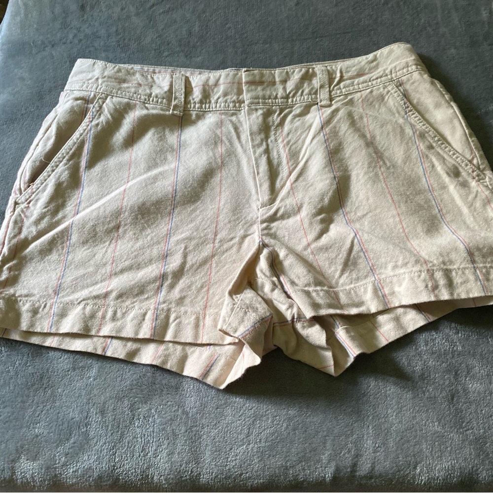 Gap Shorts Women’s Size 6 City Short Strip Pockets Summer Outdoors